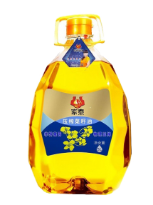 5L鉆石版壓榨菜籽油非轉(zhuǎn)基因一級